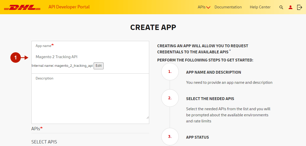 Magento 2 DHL Integration - Setting up DHL shipment tracking API - 2