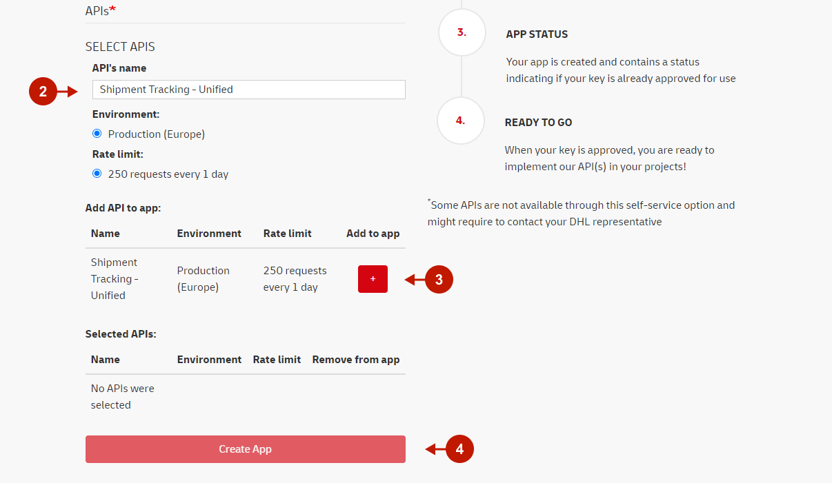 Magento 2 DHL Integration - Setting up DHL shipment tracking API - 3