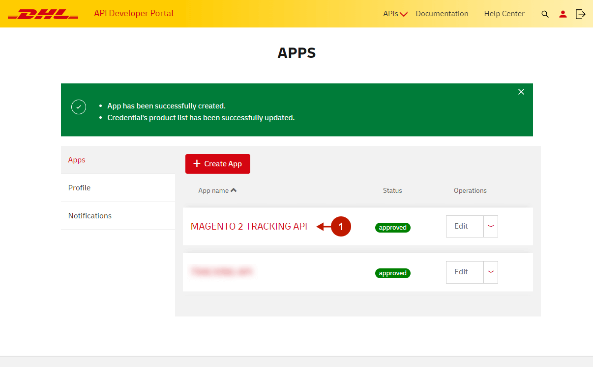 Magento 2 DHL Integration - Setting up DHL shipment tracking API - 4