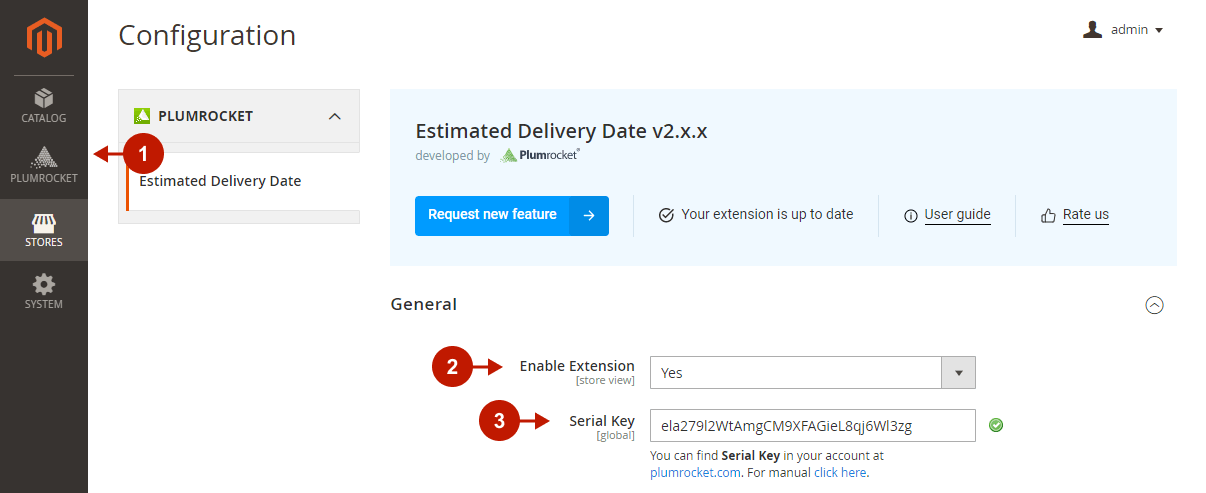 Magento 2 Estimated Delivery Dates extension - General Configurations 1
