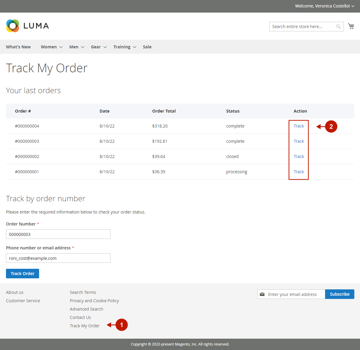 How to test Magento 2 Order Status & Shipping Tracking free extension 3