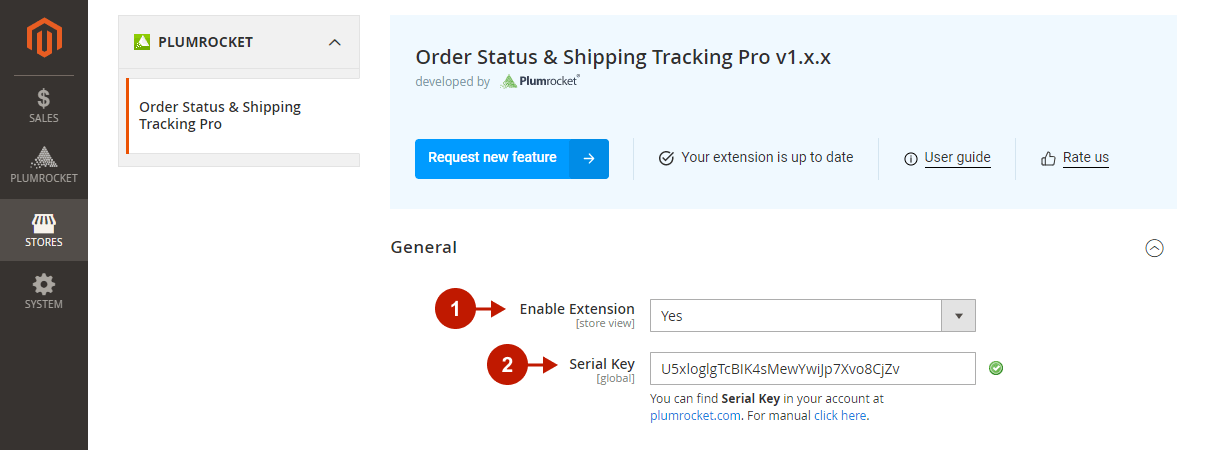 How to configure Magento 2 Order Status & Shipping Tracking extension - General Section