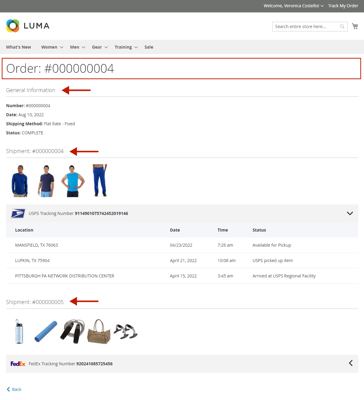 Magento 2 Order Status & Shipping Tracking extension - Order Tracking page