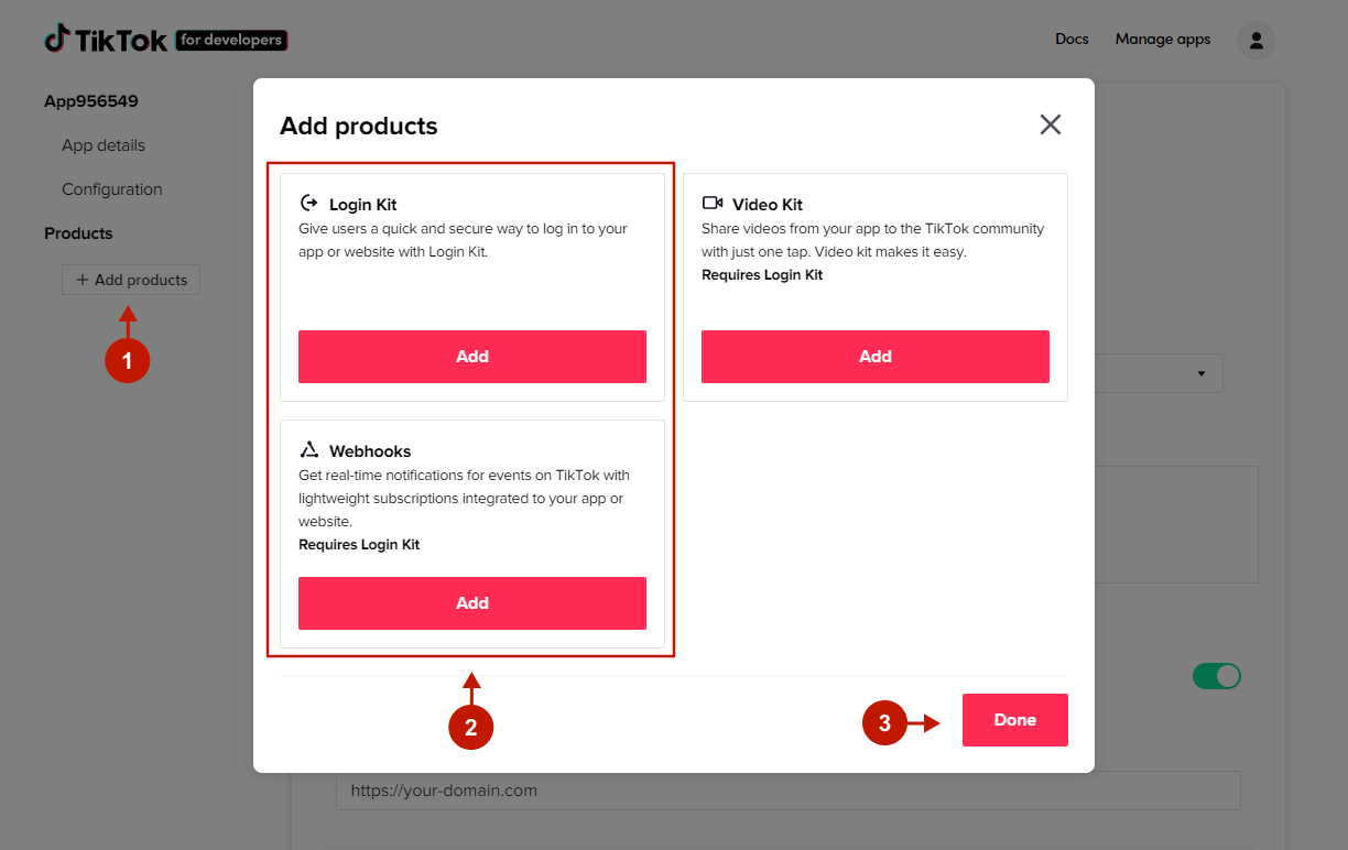 Magento 2 TikTok Login Integration - Setting Up applicaiton 4