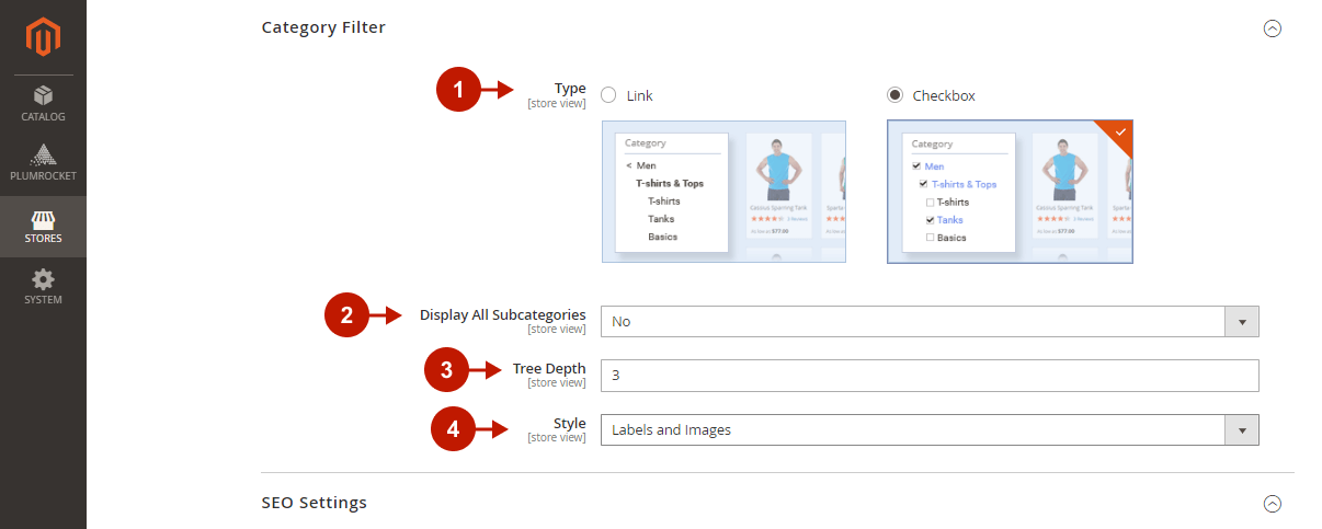 Magento 2 Layered Navigation Extension - Pro - Category Filter