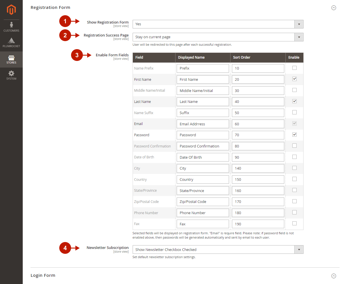 Magento 2 Popup Login Extension Configuration 2