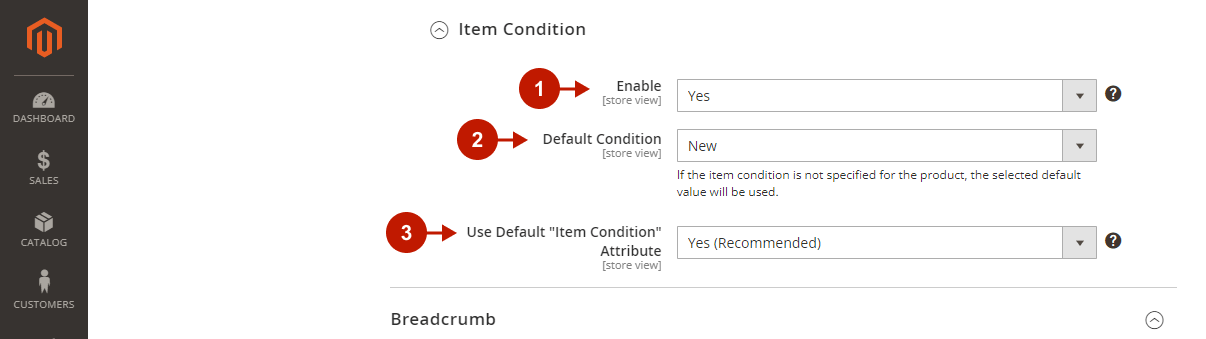 Magento 2 Rich Snippets extension - item condition