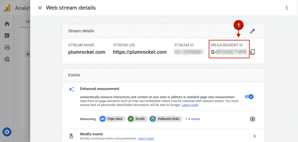 How to get Google Analytics Measurement ID