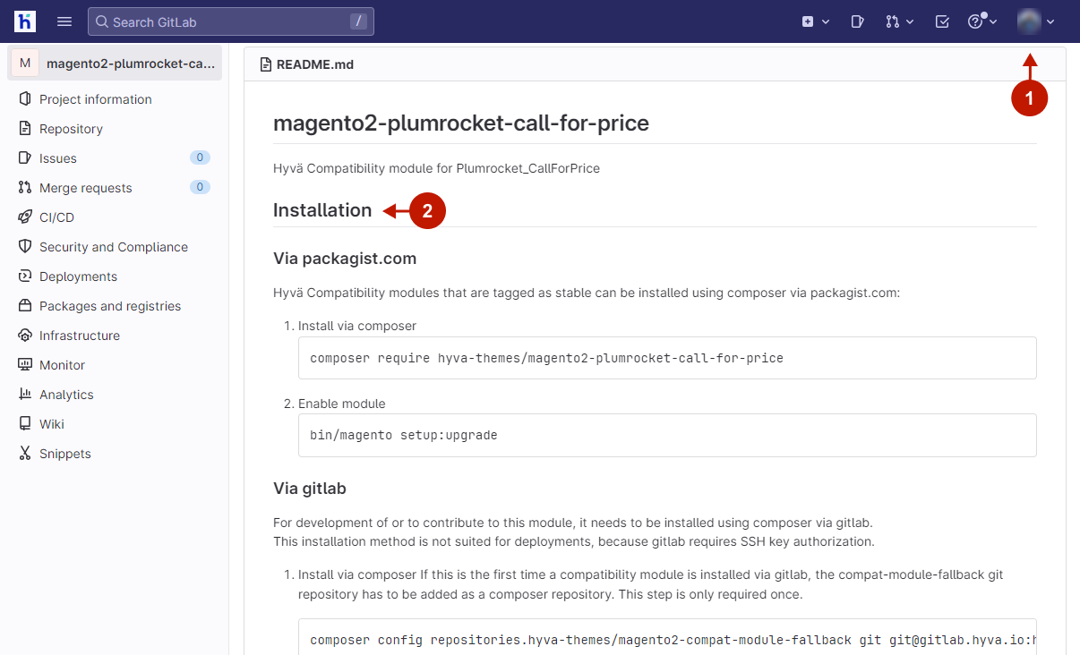 Magento 2 Call for Price Extension - Hyva Compatibility Module Installation