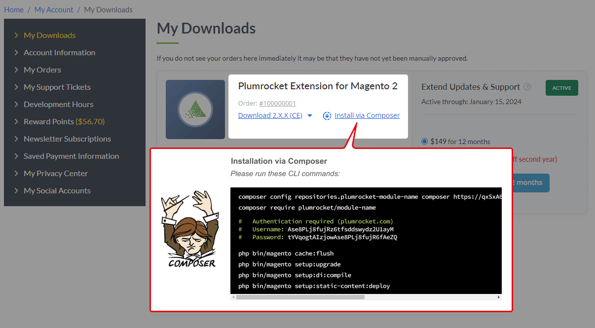 2 How to Get Plumrocket Composer Repository Keys