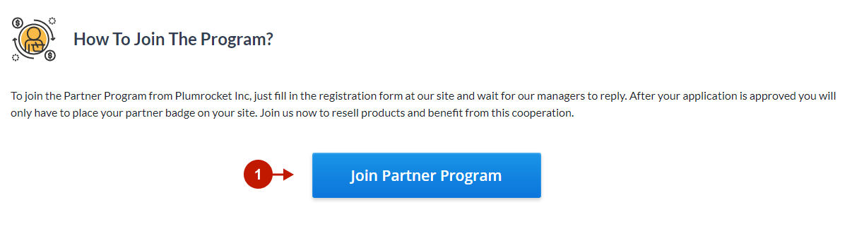 Plumrocket Partner Registration