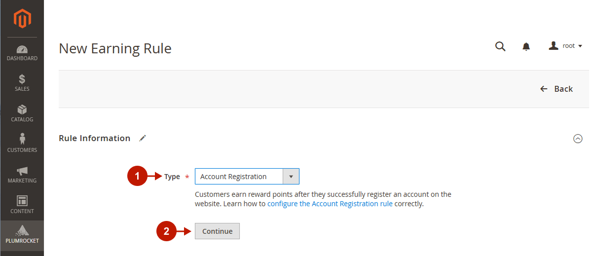 magento 2 reward points - account registration - general1