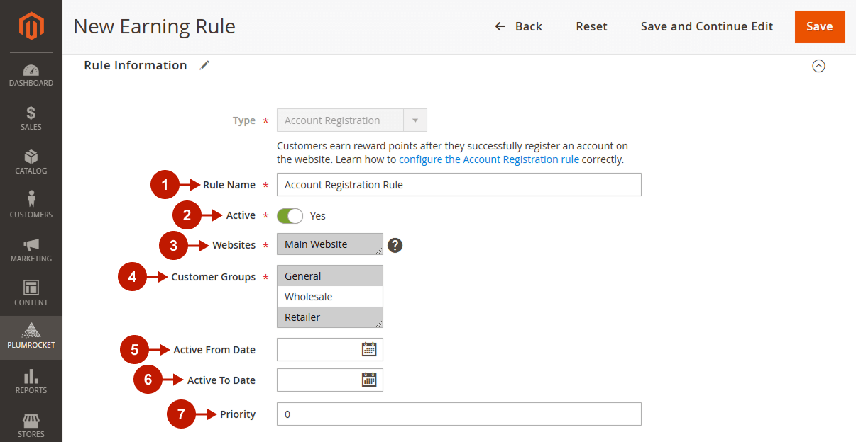 magento 2 reward points - account registration - general2