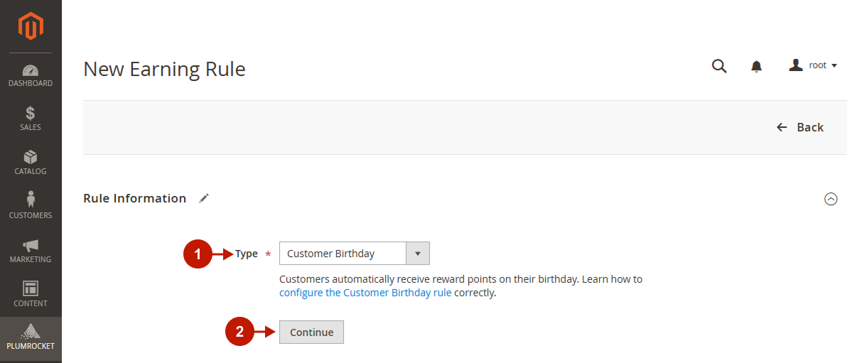 magento 2 reward points - customer birthday - general1
