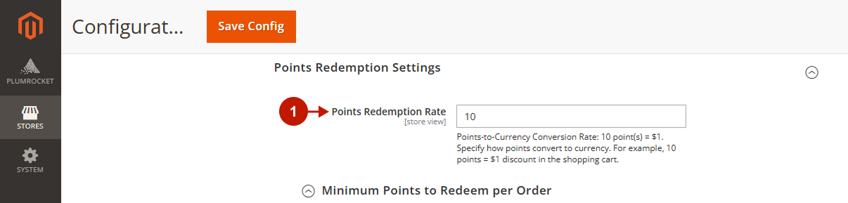 magento 2 reward points extension configuration 2