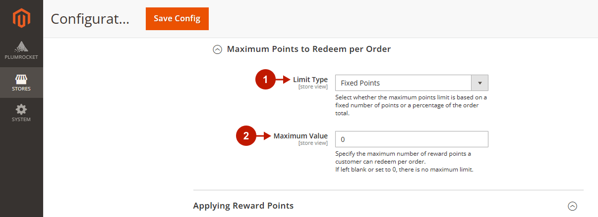 magento 2 reward points extension configuration 4