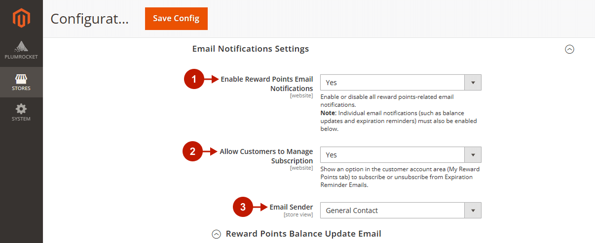 magento 2 reward points extension configuration 7