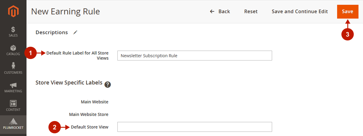 magento 2 reward points - newsletter subscription - descriptions1