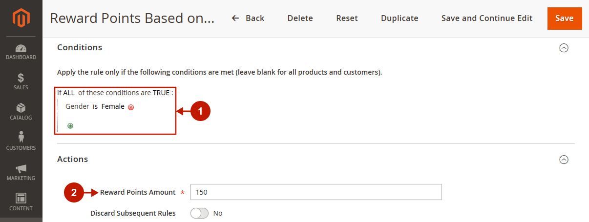 magento 2 reward points - account registration - example2
