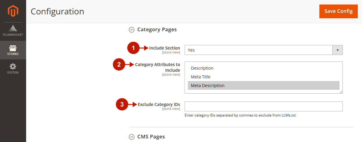 Magento 2 LLMs TXT Generator Extension - Category Pages