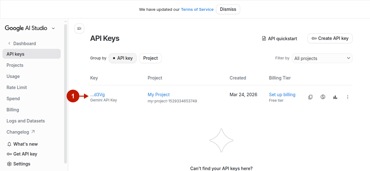 Magento 2 AI Connector: Google (Gemini) API Key