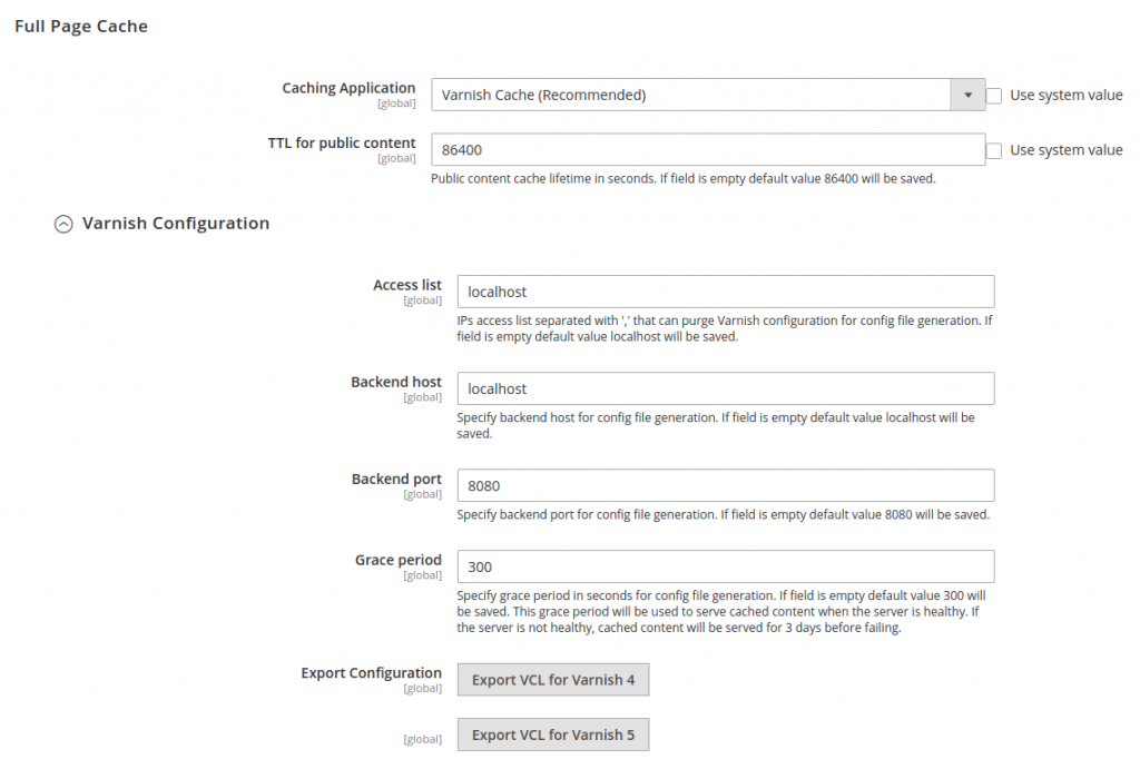 Magento 2 Varnish Configuration