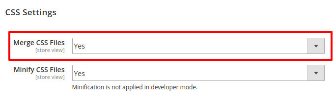 Magento 2 Merge CSS Files