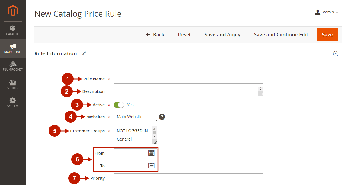 How to Display Magento 2 Sale Label: Create a New Catalog Price Rule