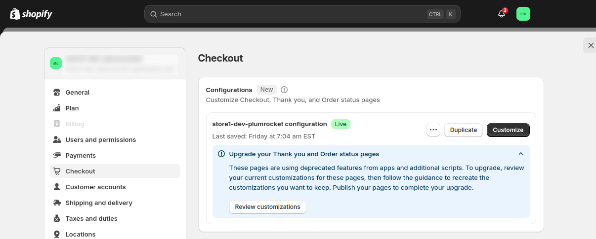 Customize the Thank You Page for Shopify Plus Plan