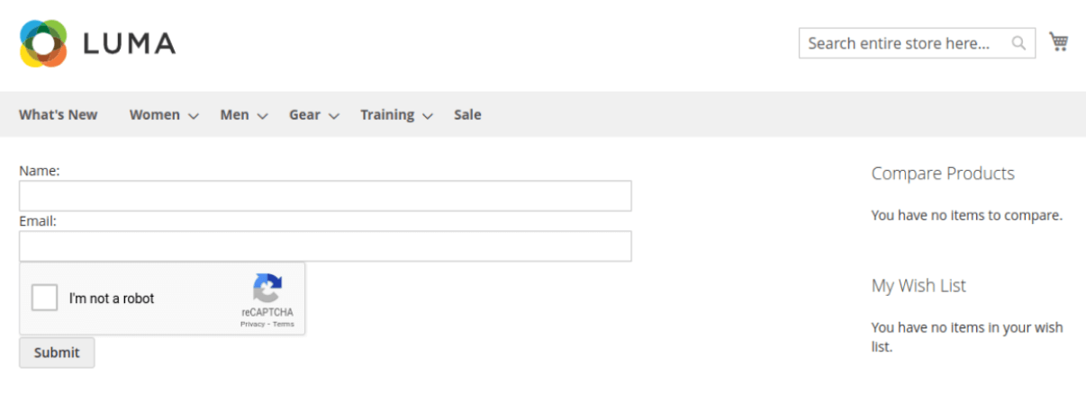 Step 4. Display Google reCAPTCHA in the Magento 2 Custom Form