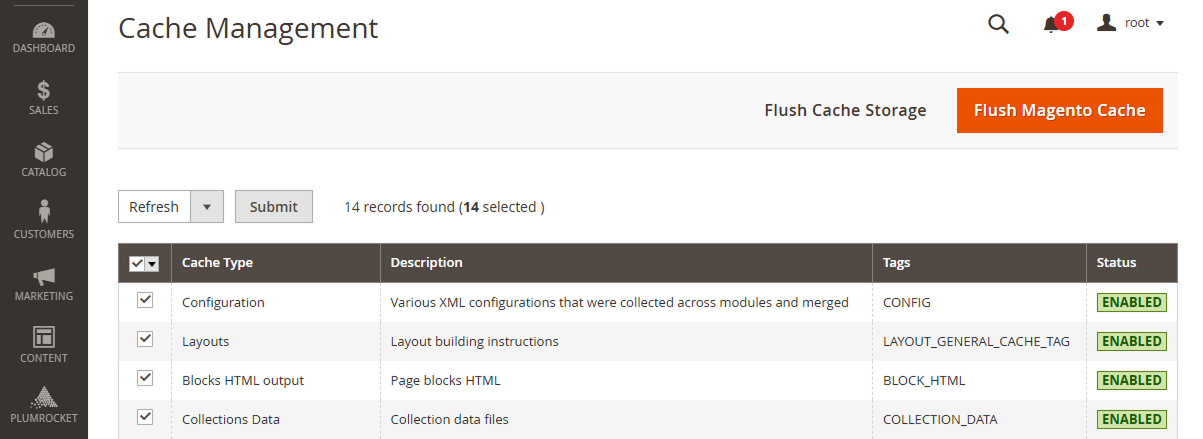 Magento 2 SEO: Enable Caching