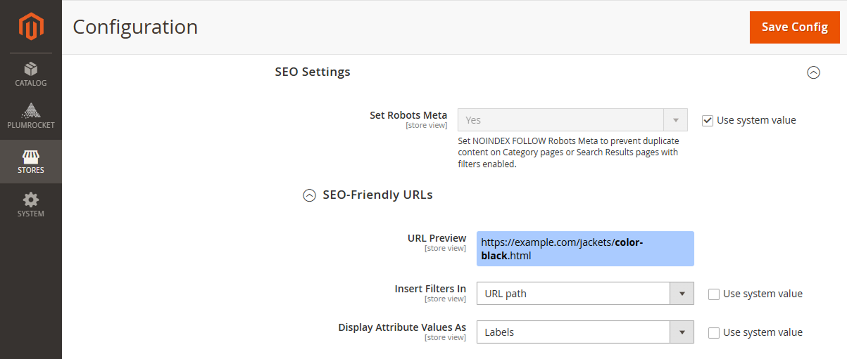 Magento 2 Layered Navigation for Magento 2 SEO