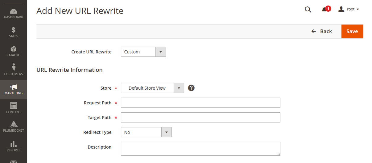 Magento 2 SEO: Create a URL Redirect 