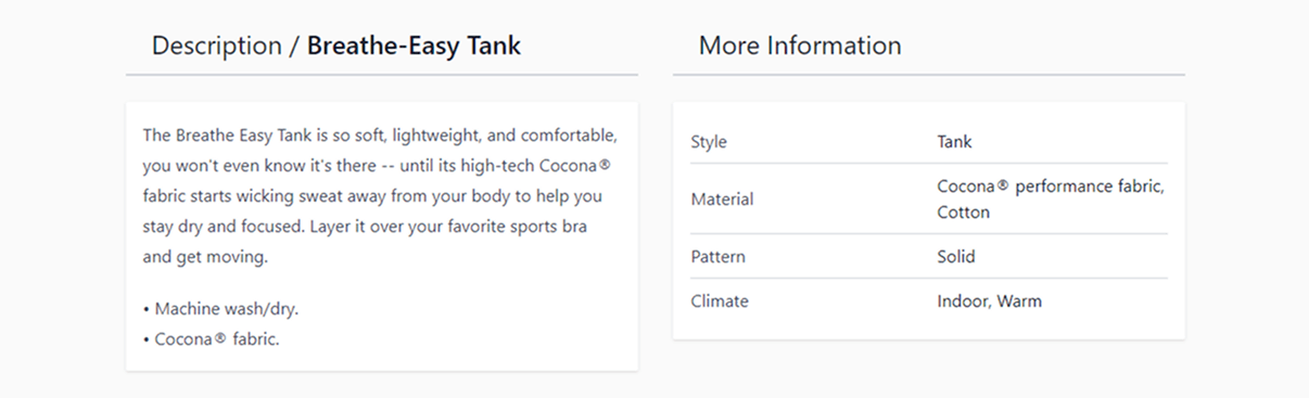 Customizing Hyvä Frontend: card layout for displaying the product details