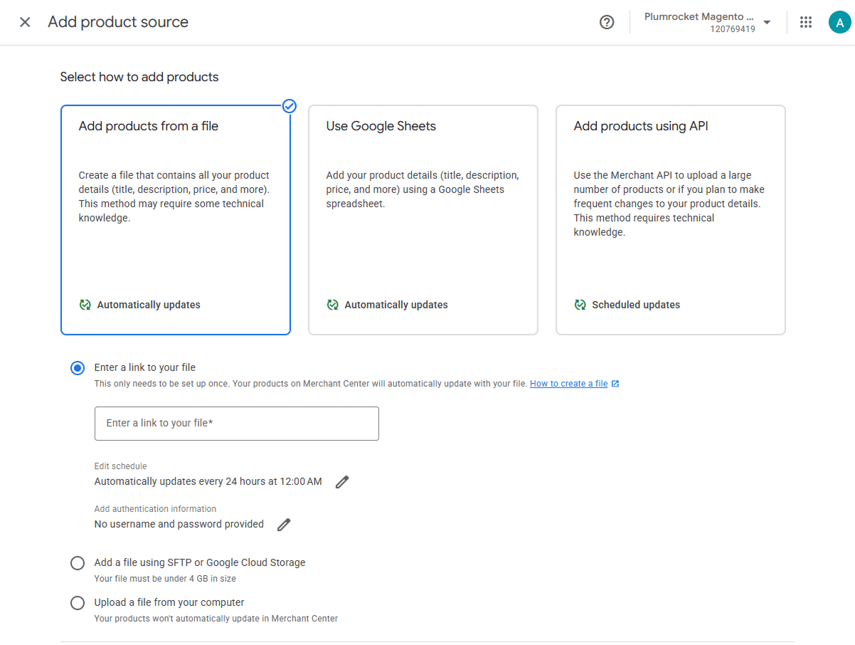 How to Upload a Product Feed to Google Merchant Center