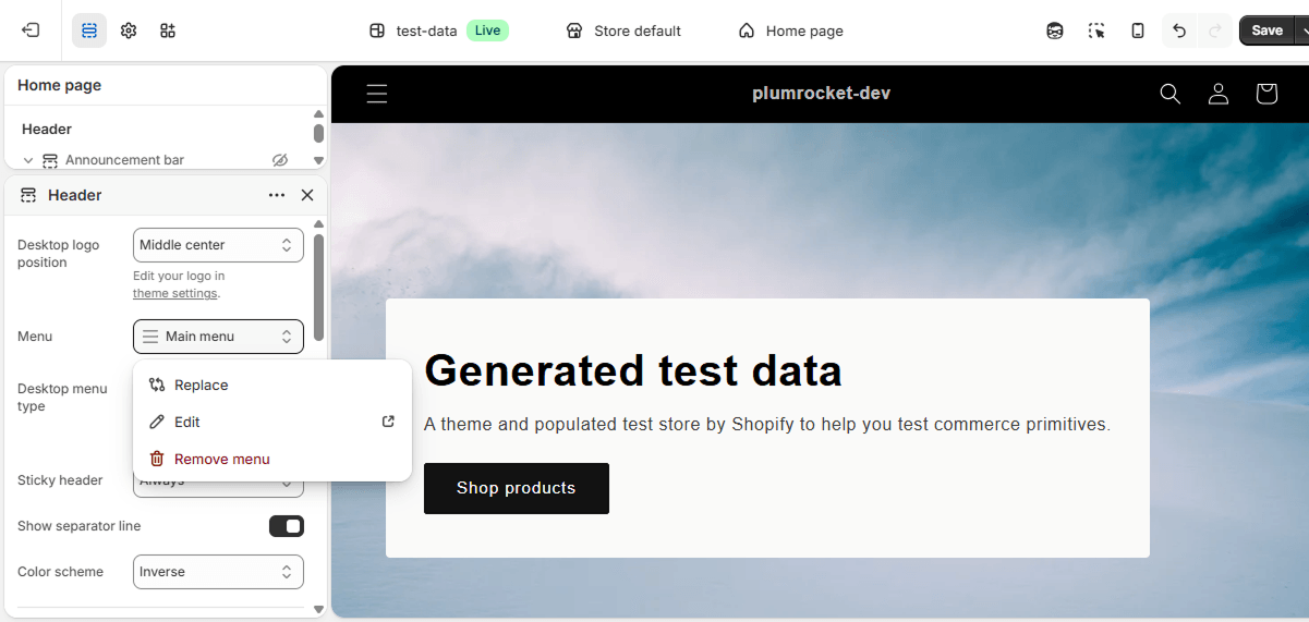 How to Change the Header Menu in Shopify Step-by-Step