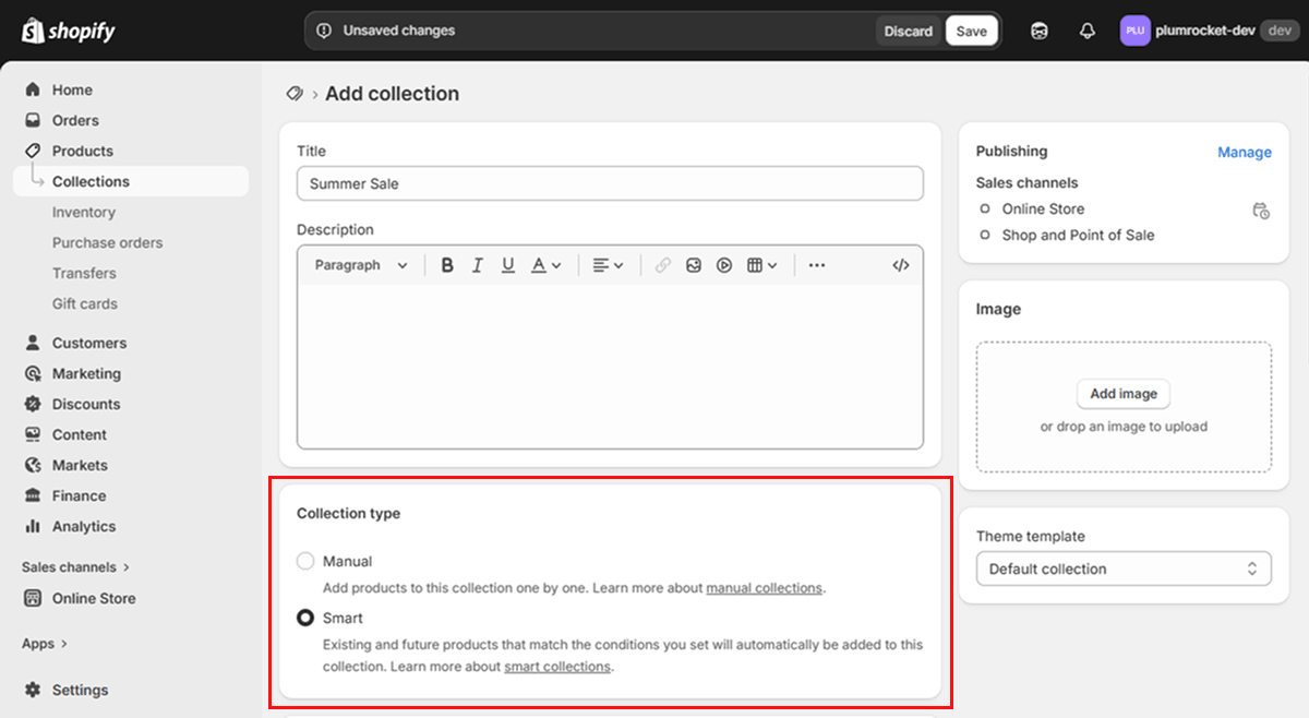 How to Add a Category in Shopify as a Collection