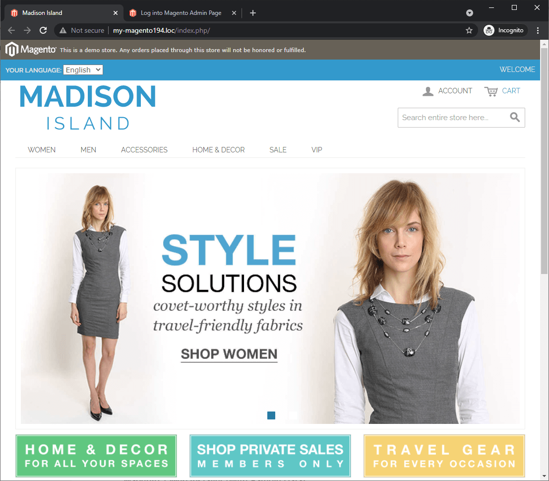 Magento 1 Frontend