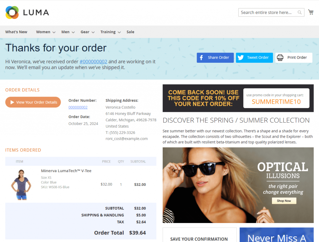 How to Customize Magento 2 Checkout Success Page