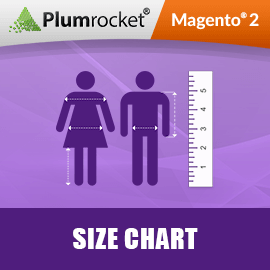 Magento 2 Size Chart Extension and Magento 2 Size Chart Popup