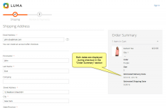 Magento 2 Estimated Delivery Date Extension
