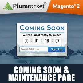 Magento 2 Coming Soon & Maintenance Page Extension