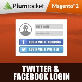 Magento 2 Twitter & Facebook Login Extension