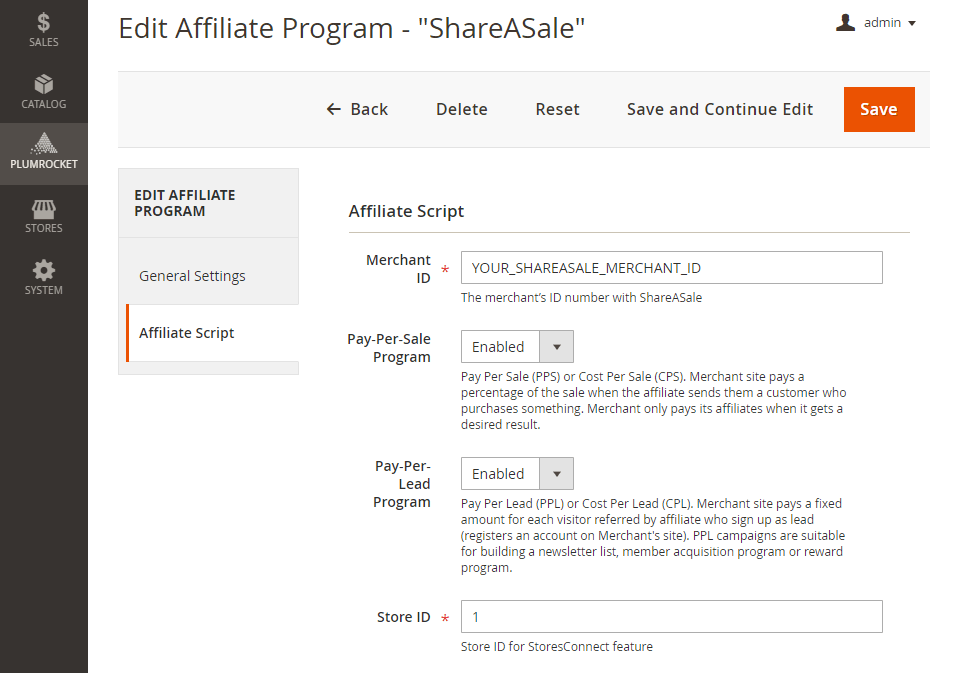 Magento 2 Affiliate Program Configuration