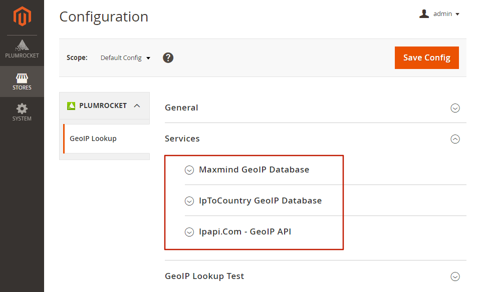 Magento 2 GeoiIP Lookup Extension - the priority of using built-in databases and service