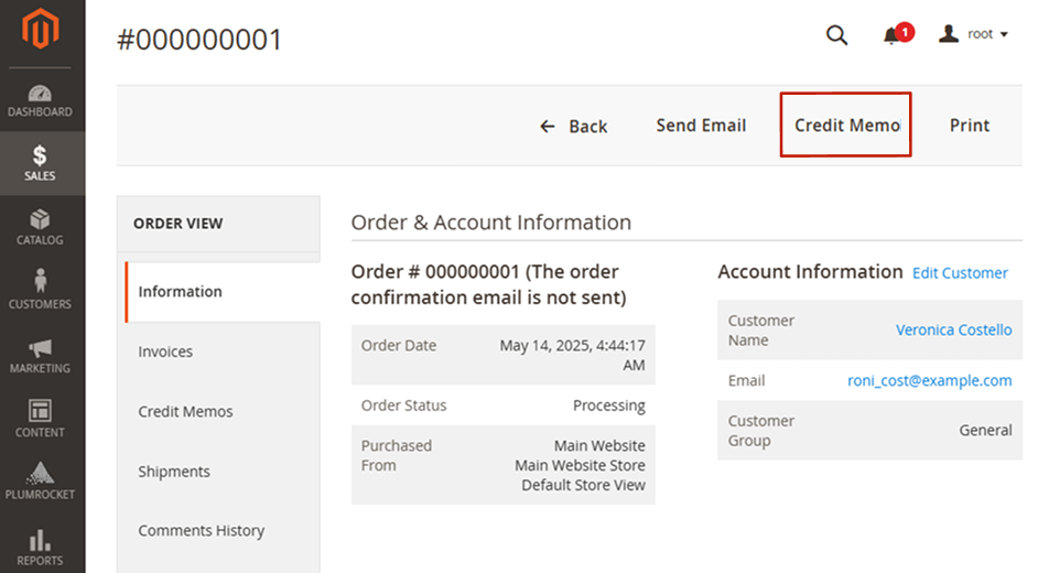 How to Refund an Online Order in Magento 2