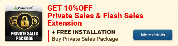 Private Sales & Flash Sales Extension for Magento