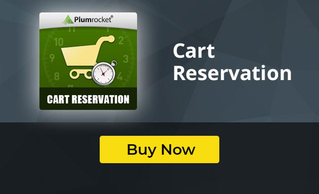 Cart Reservation Extension for Magento