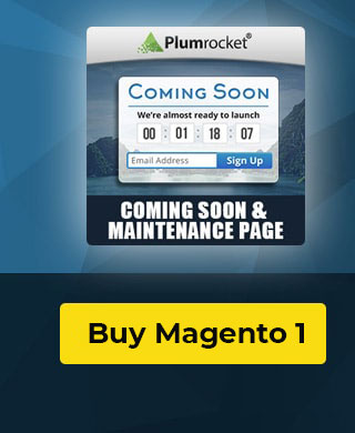 Coming Soon & Maintenance Page Extension for Magento