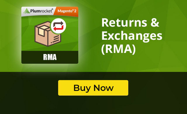 Returns and Exchanges (RMA) Extension for Magento